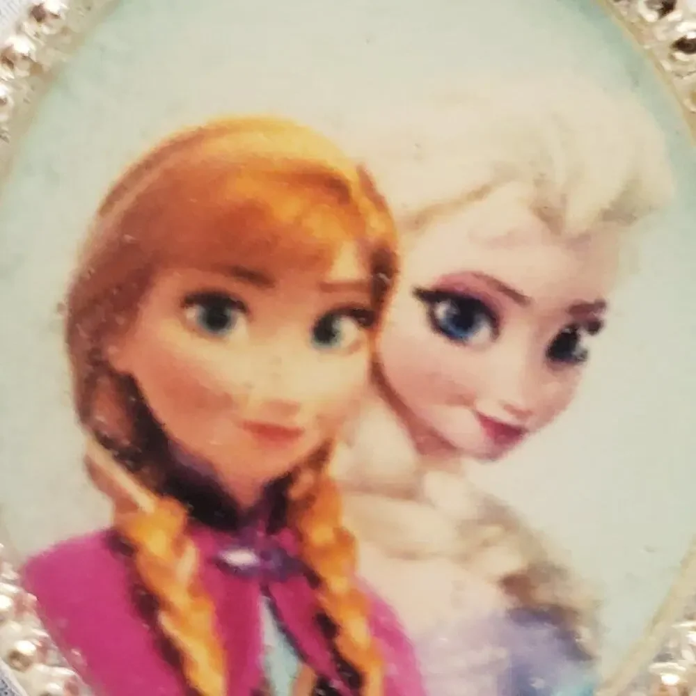 Disney Frozen Anna & Elsa Silver Plated Necklace New